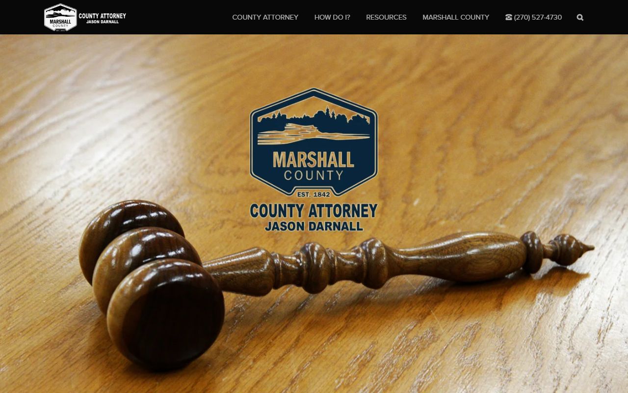 Marshall County Attorney office information
