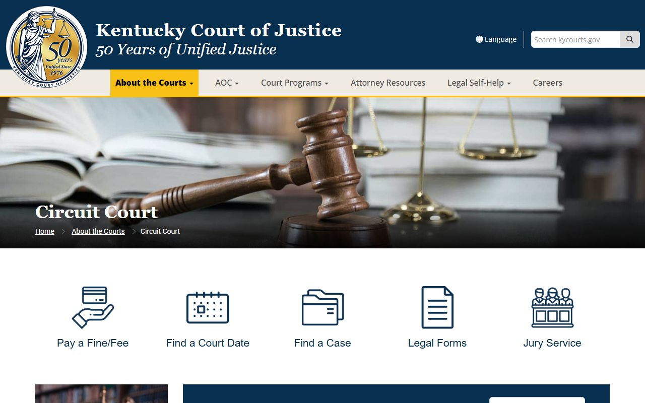 Marshall County Circuit Court records Kentucky Circuit Court overview